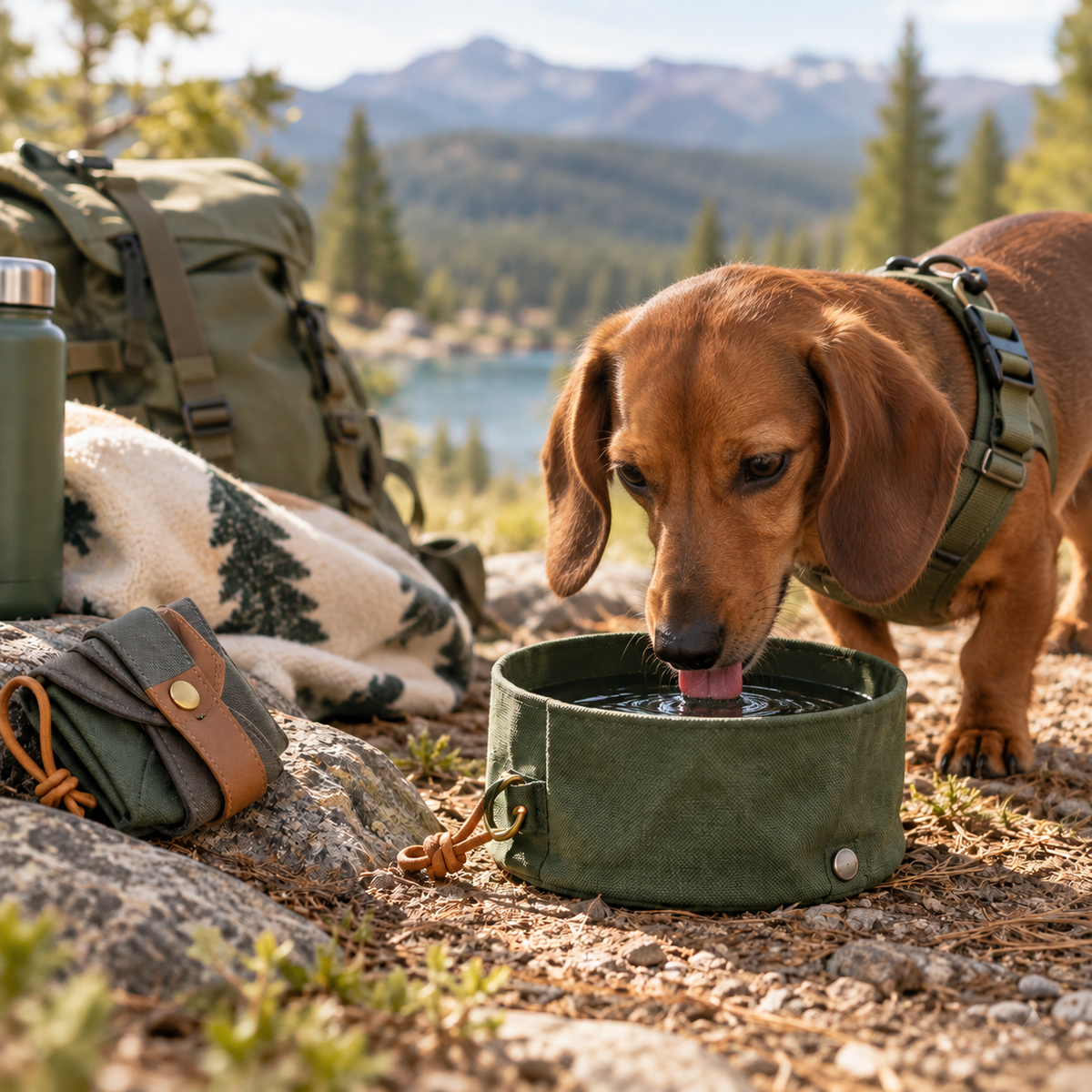 Milo & Birch™ TrailFold Travel Bowl